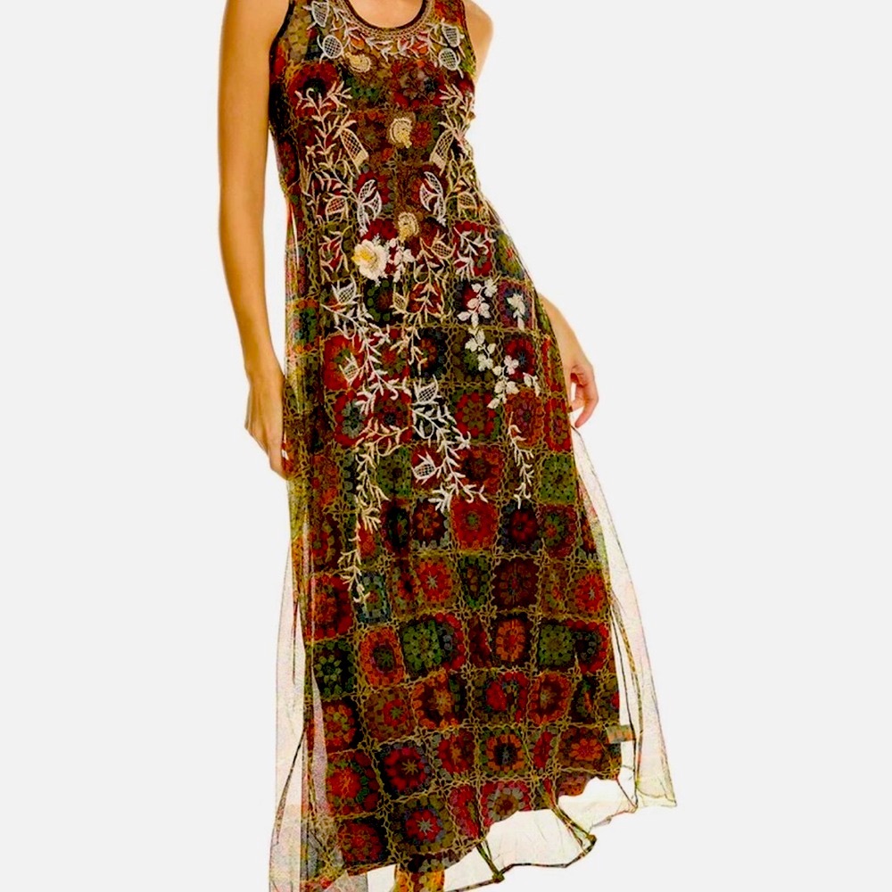 Johnny Was Bitola Mesh Dress. New with tags. - Picture 2 of 12